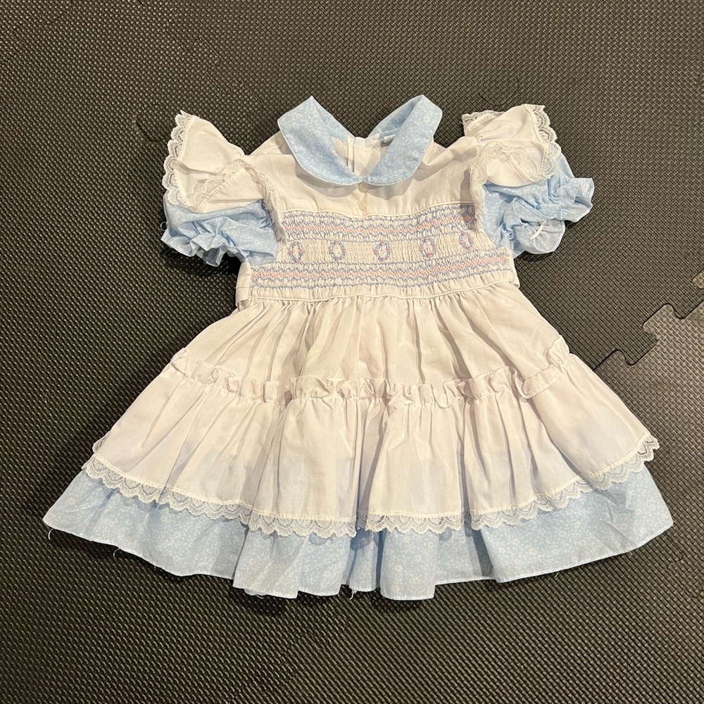 Vintage 1980s baby dress